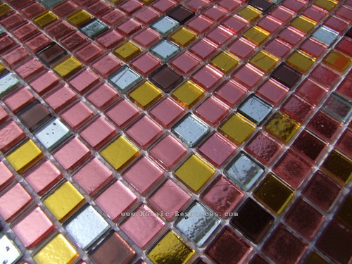 Crysta Glass Mosaic - Golden Foil Mosaic