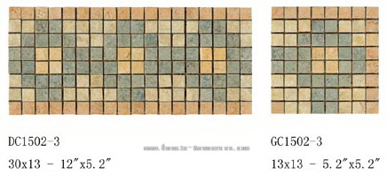 Rustic Tile Mosaic - Border Liner Mosaic